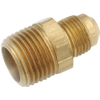 ANDERSON METALS 754039-10 5/8 Brass Flat Plug ANDERSON METALS 754039-10 5/8 Brass Flat Plug